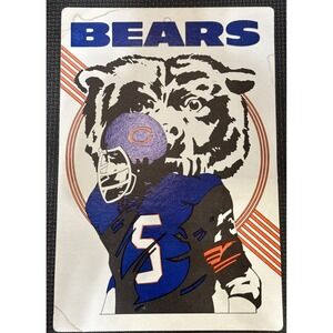 Vintage 1974 Fleer Big Signs CHICAGO BEARS 8" x 11.5" RARE